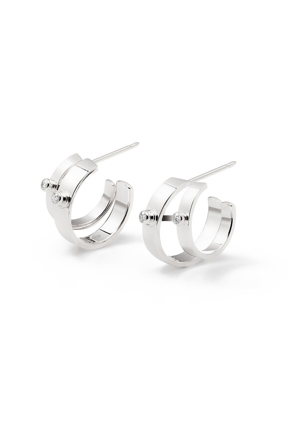 Nouvel Heritage Monday Double Hoop Earrings