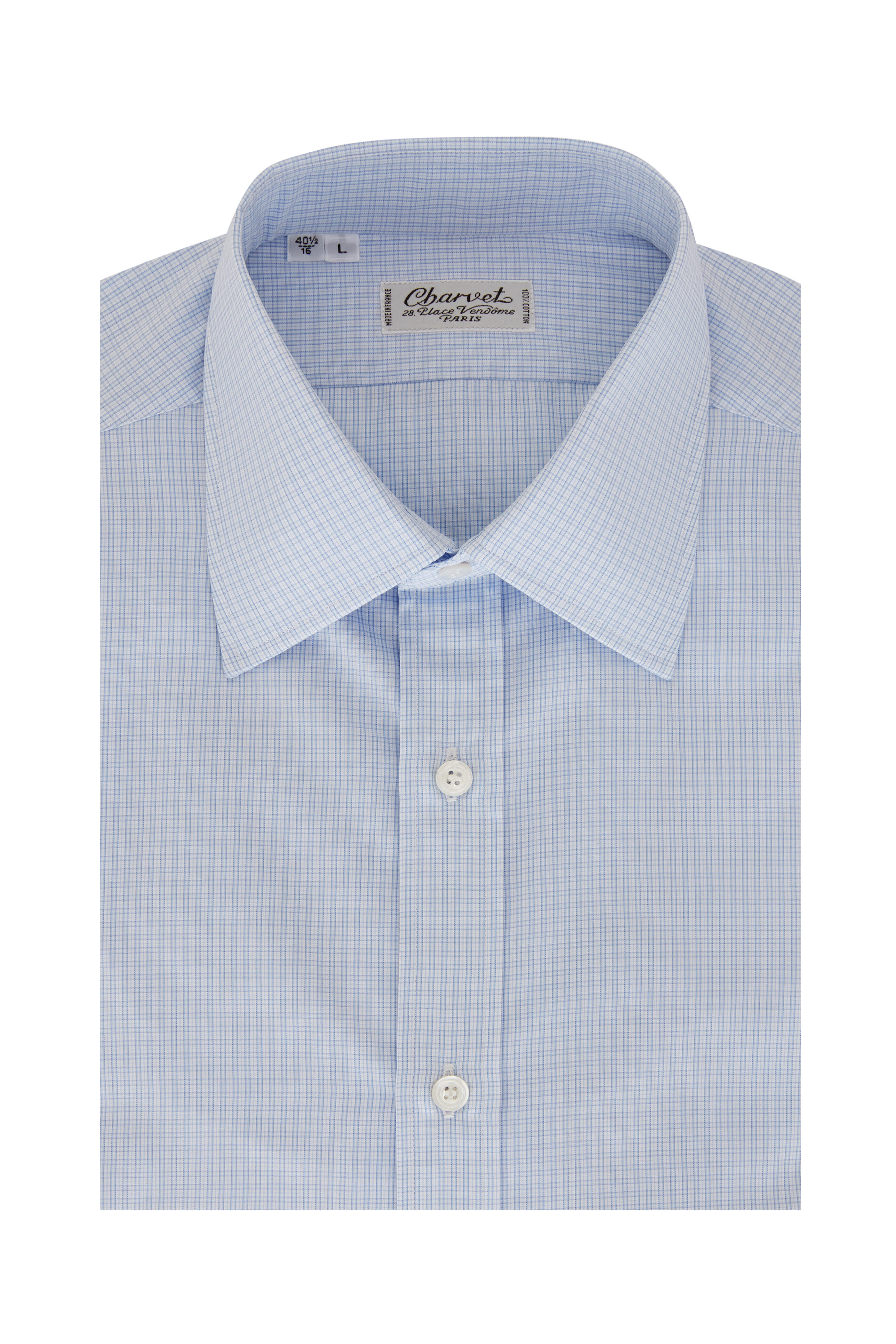 charvet white dress shirt Charvet Men's Slim Fit Covered Placket Dress Shirt, White, Men's, 16r, Shirts Tops Formal & Evening Dress Shirts