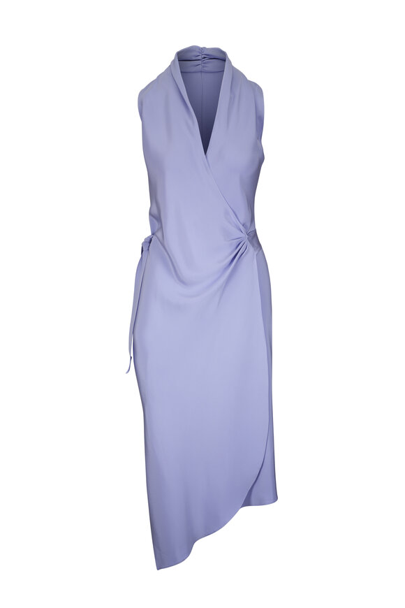 Peter Cohen Victor Chambray 4-Ply Silk Wrap Dress