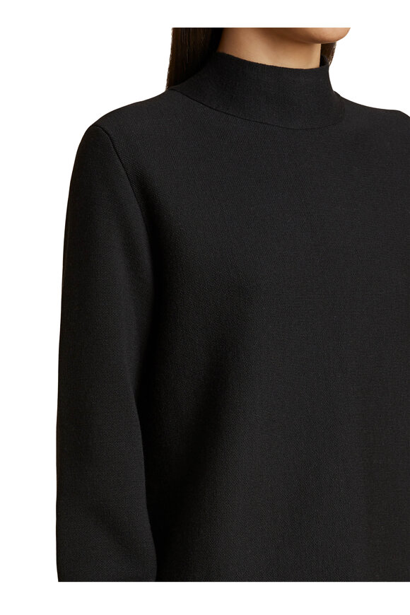 Khaite Calliope Black Wool Top - view 4
