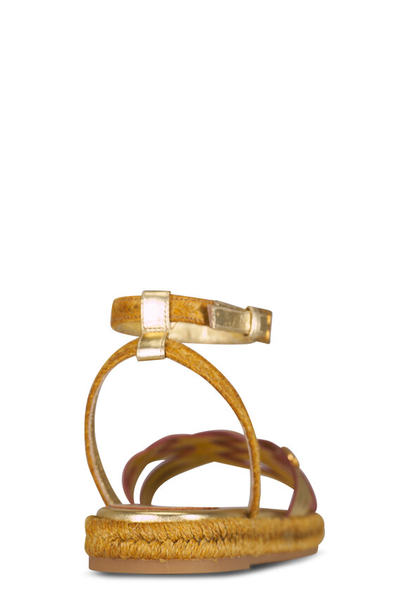 Valentino Garavani BriBri Antique Brass Espadrille - view 4