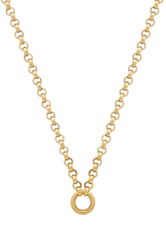 Helena Rose 14k Yellow Gold Rolo Chain with Center Link