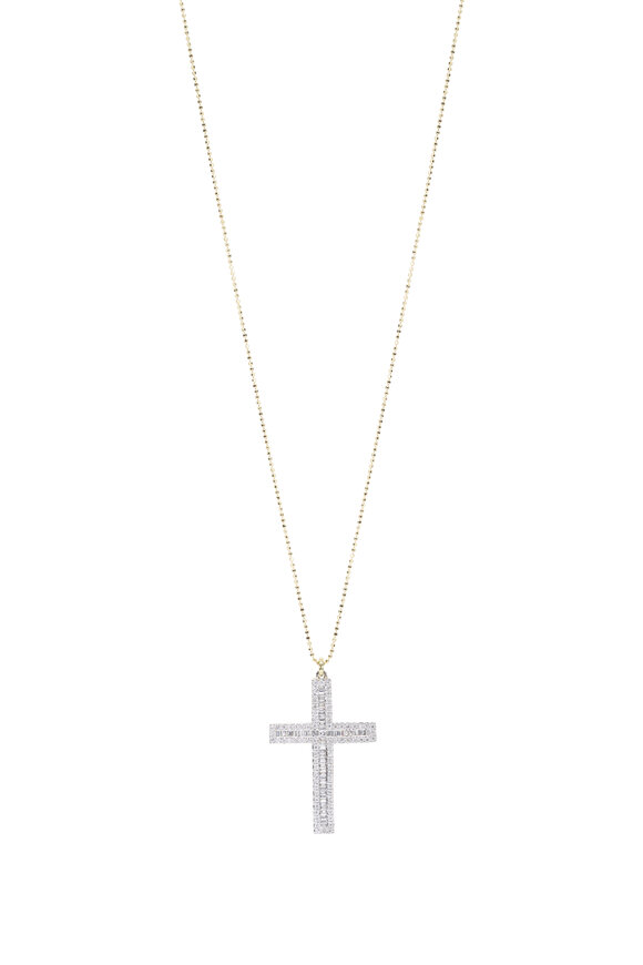 Renee Lewis Antique Cross Necklace - view 1