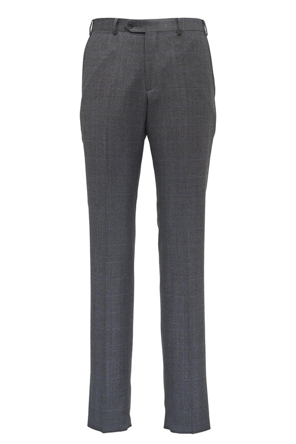 Atelier Munro - Gray Micro Check Wool Suit