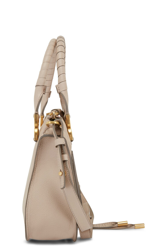 Chloé - Marcie Nomad Beige Medium Double Carry Bag