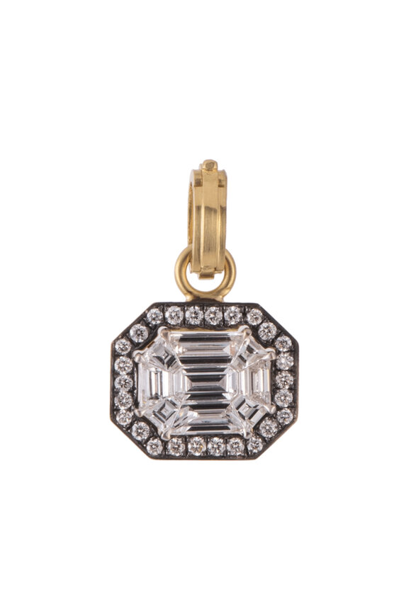 Sylva & Cie Mosaic Diamond Pendant - view 1