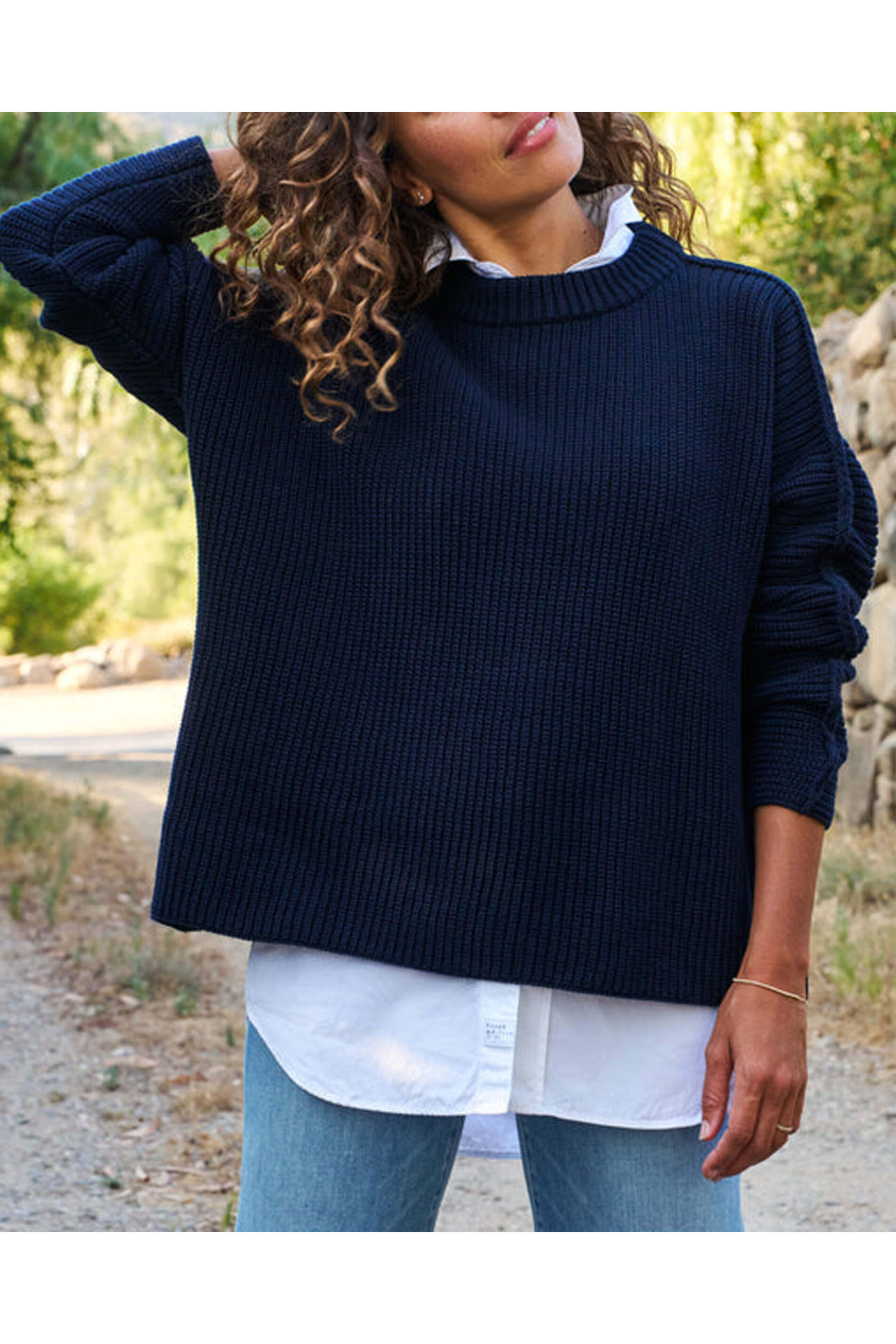 Frank & Eileen - Marine Montecito Sweater