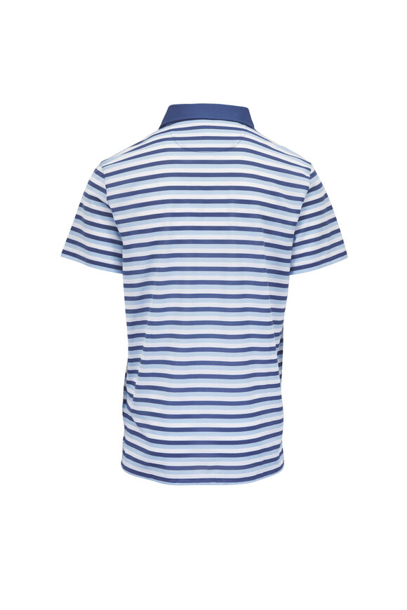 RLX Ralph Lauren - Royal Blue Multi Stripe Pique Polo