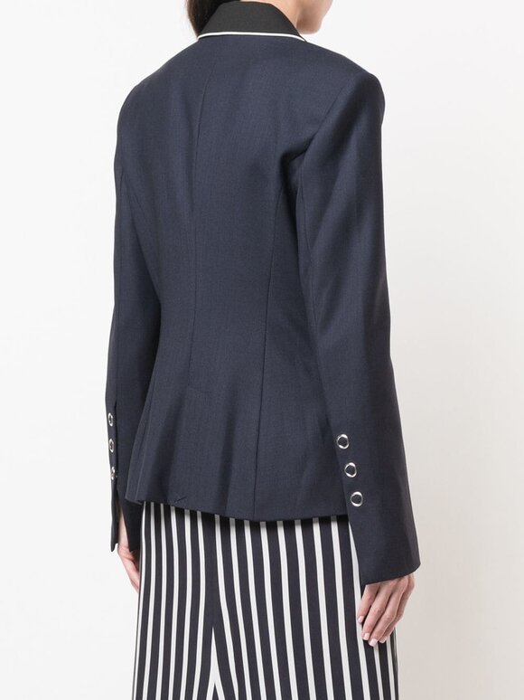 Jonathan Simkhai - Midnight Single Ring Snap Blazer