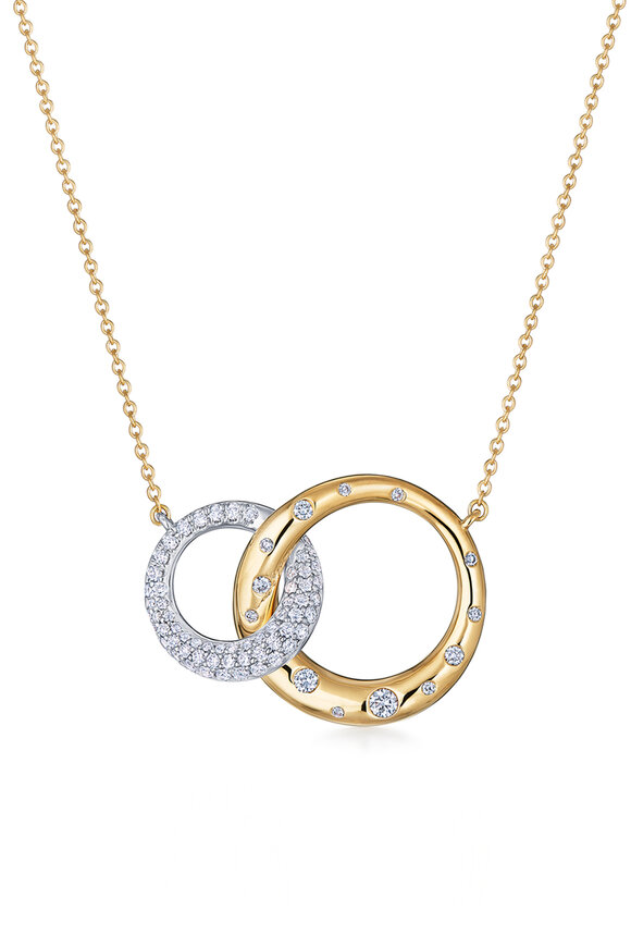 Kwiat Cobblestone Diamond Pendant Necklace