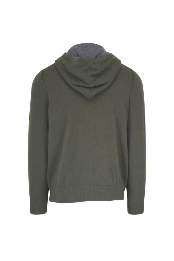 Vince Green Front Zip Hoodie - view 2