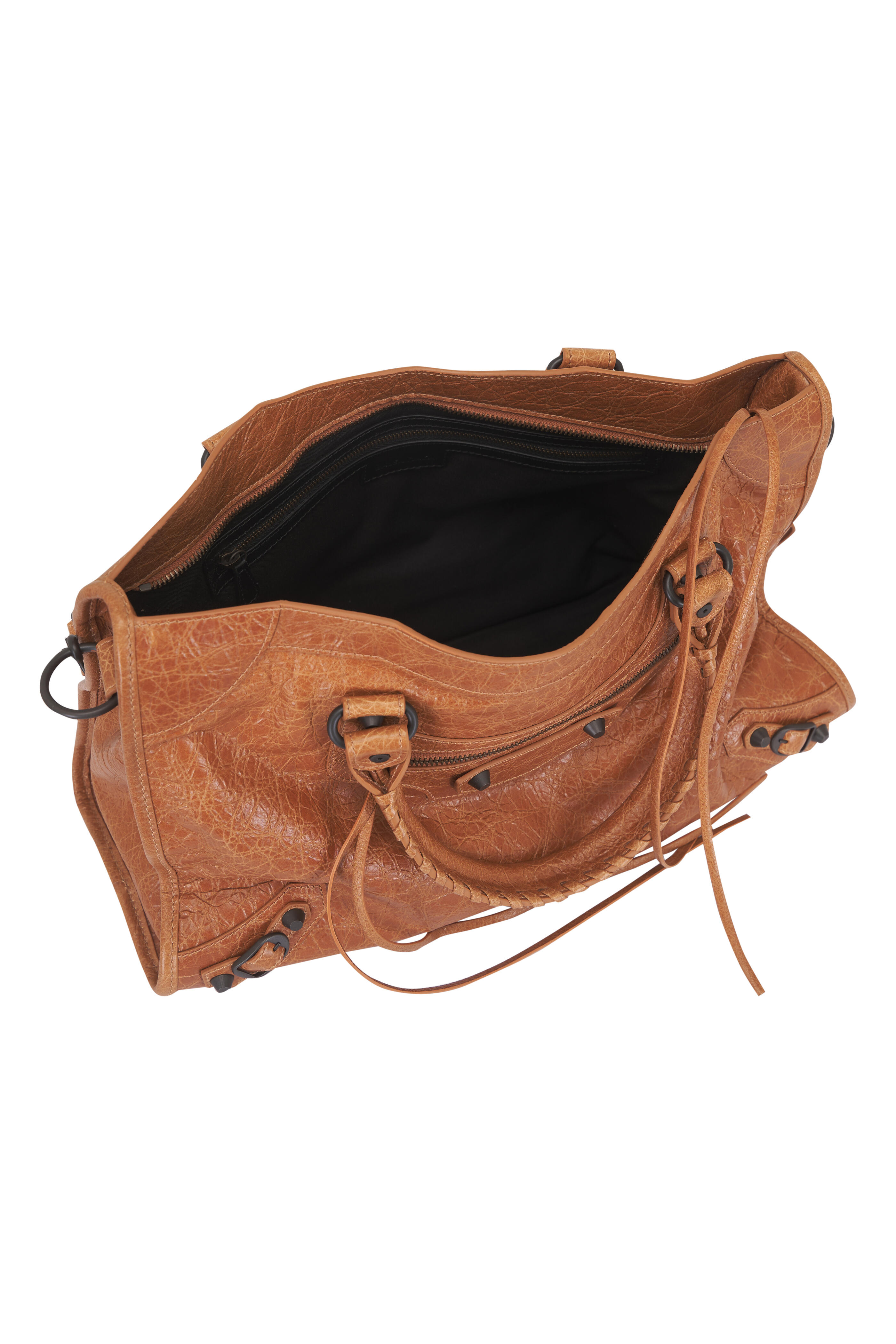 Balenciaga - Medium Le City Camel Leather Top Handle Bag