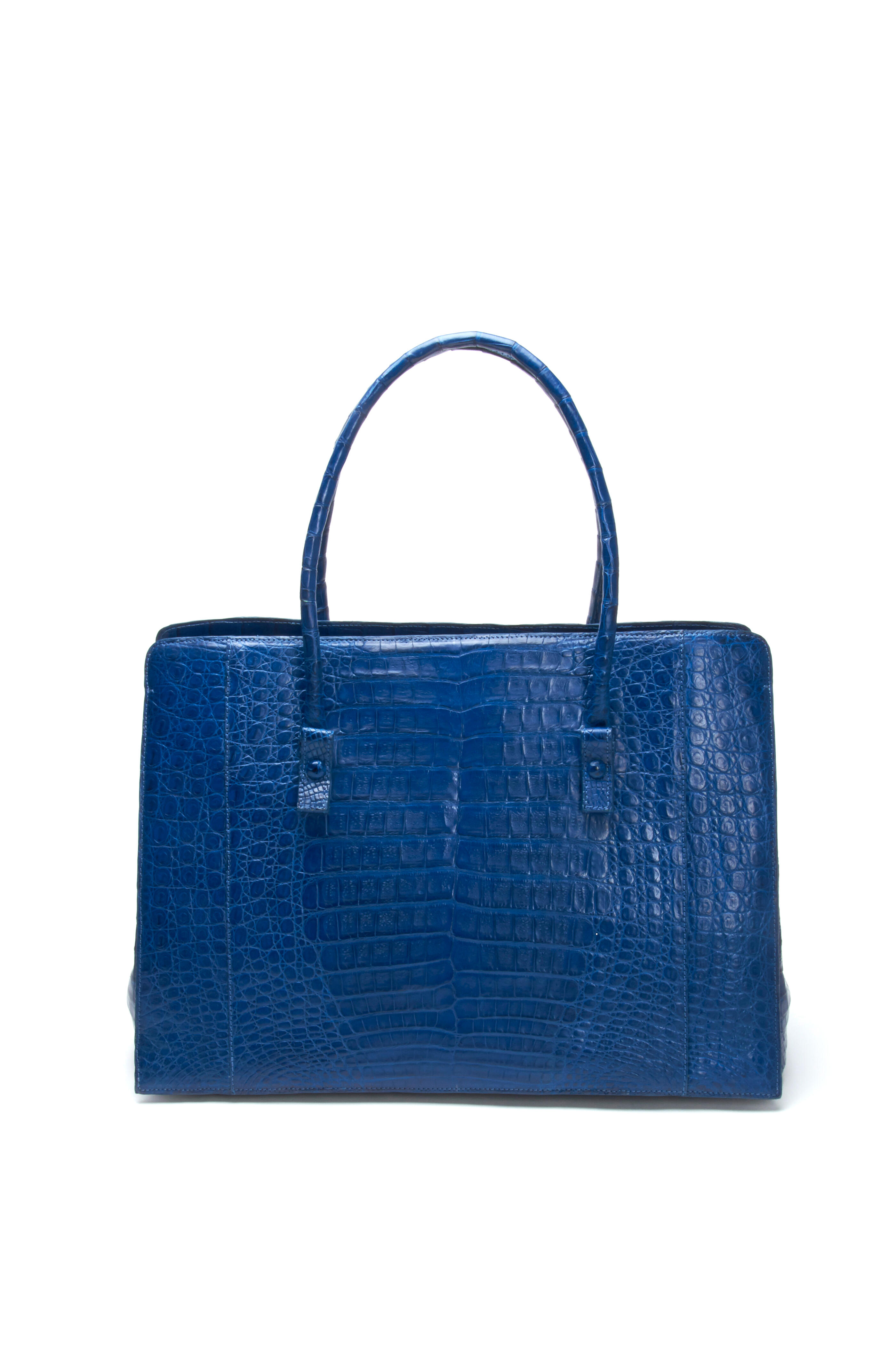 Blue Crocodile Tote bag selling