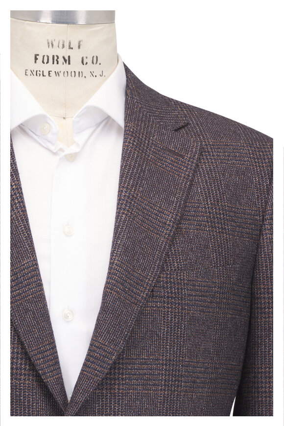 Zegna - Brown Second Skin Leather Overshirt | Mitchell Stores