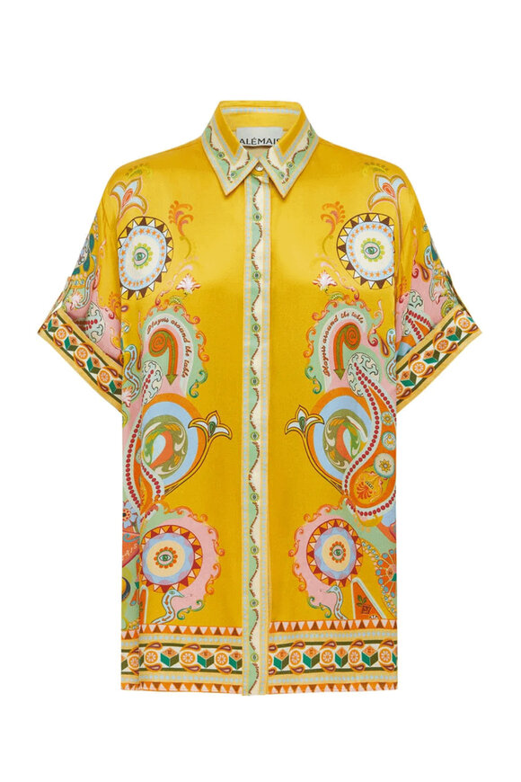 Alémais Multicolor Pinball Silk Shirt - view 1