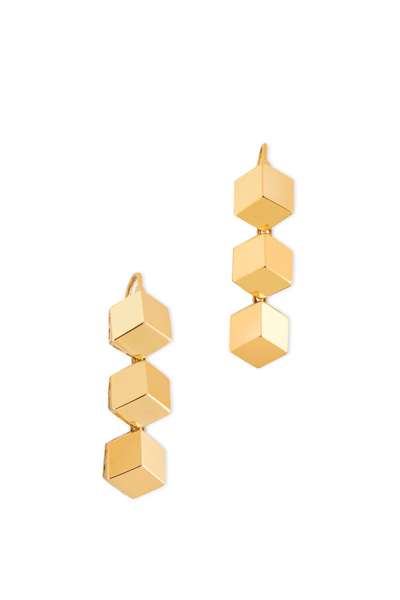 Paolo Costagli - Brilliante Yellow Gold Top Earrings