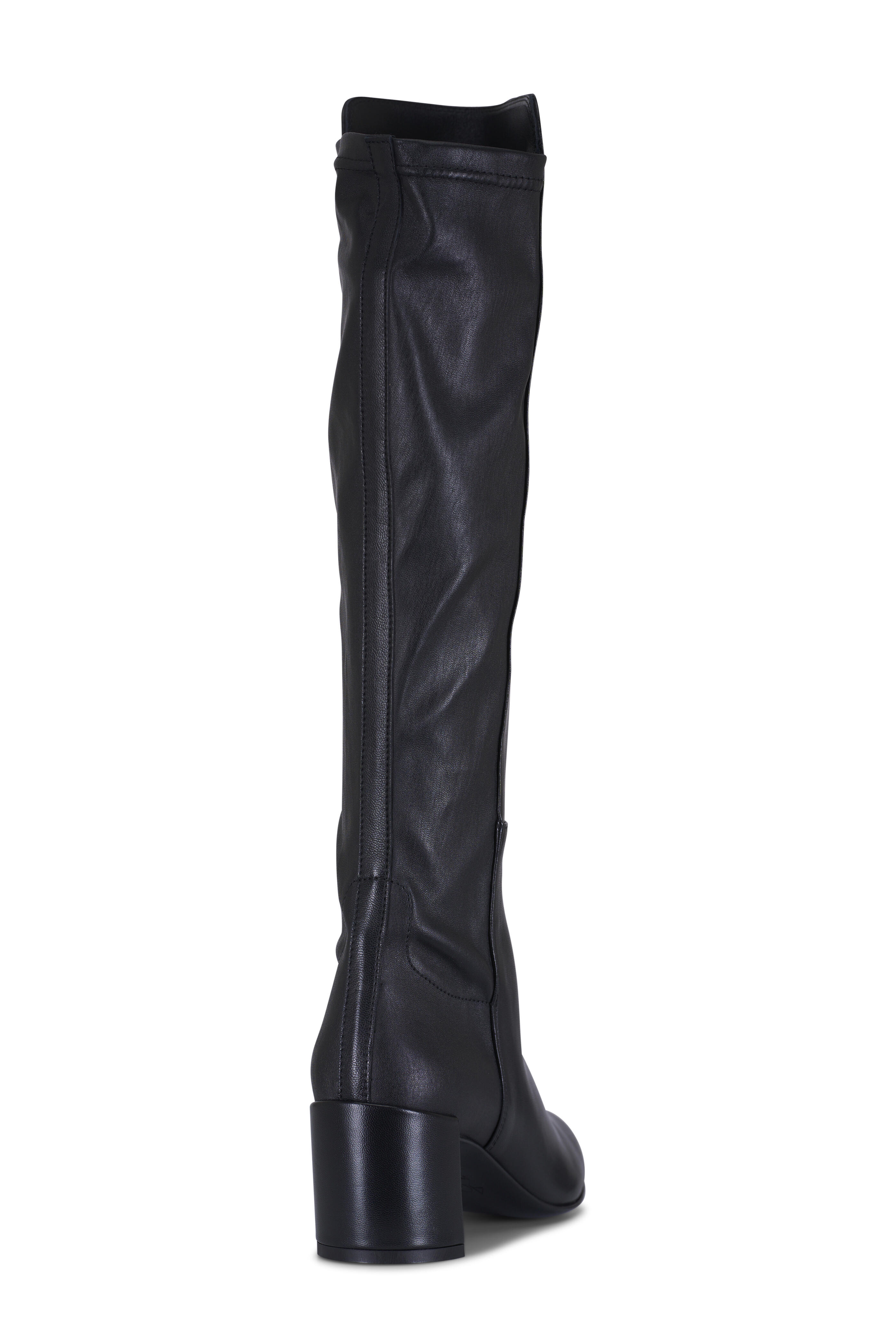 AGL - Lynn High Black Soft Leather Tall Boot, 50mm