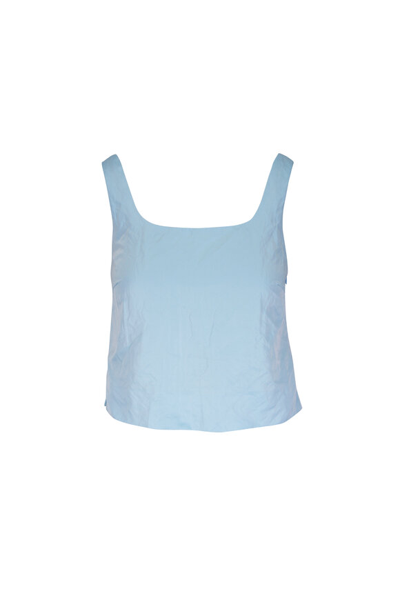 Odeeh Duchesse Ciel Blue Cropped Tank - view 1