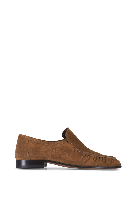 The Row Soft Moccasin Suede Loafer - view 2