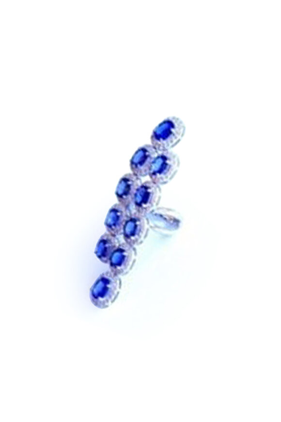 Alexander Laut Diamond & Sapphire Statement Ring