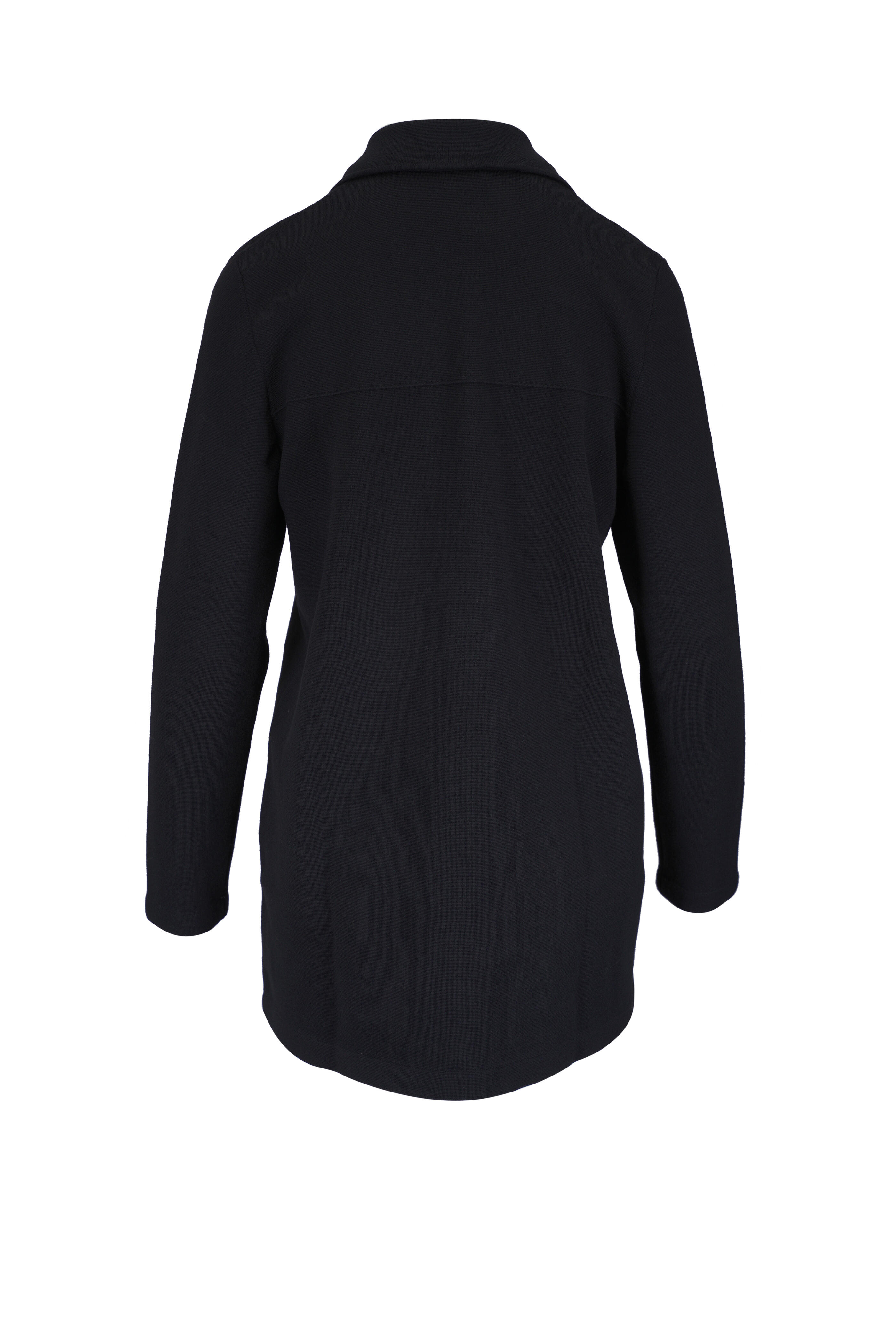 Akris Punto - Black Contrast Trim Cardigan - view 6