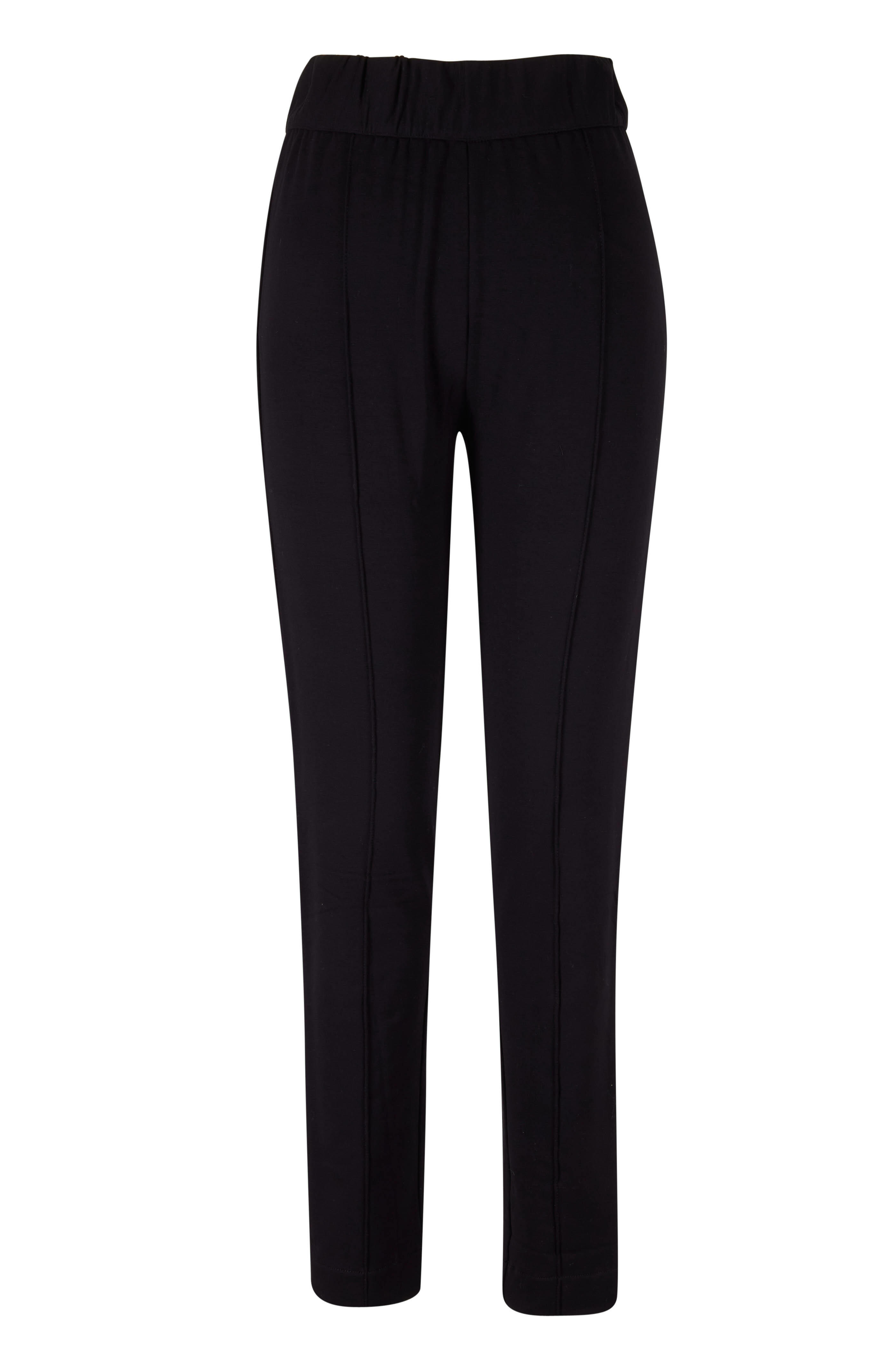 Majestic - Black French Terry Fitted Pant | Mitchell Stores