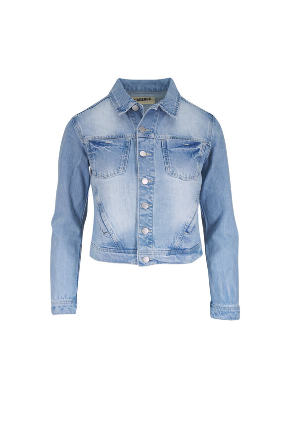 L'Agence Celine Fontana Wash Jean Jacket - view 1