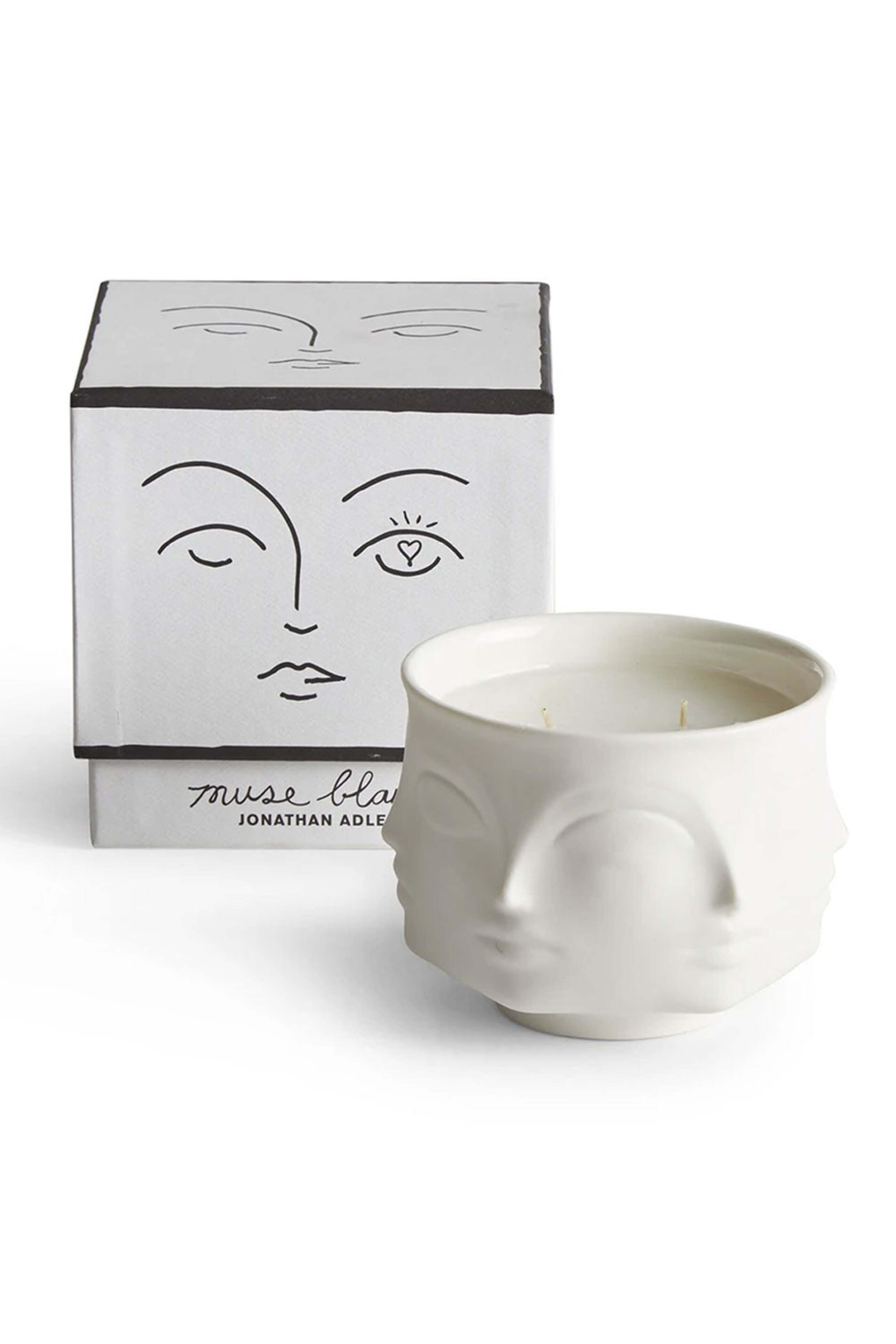 Jonathan Adler - Muse Blanc Ceramic Candle