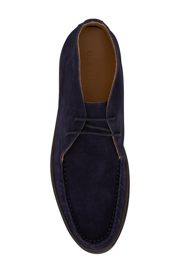 G Brown - Koala Navy Suede Chukka Boot 