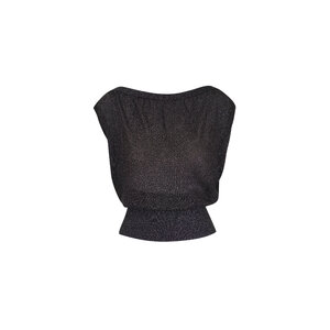 Zimmermann - Illuminate Black & Gold Metallicized Top