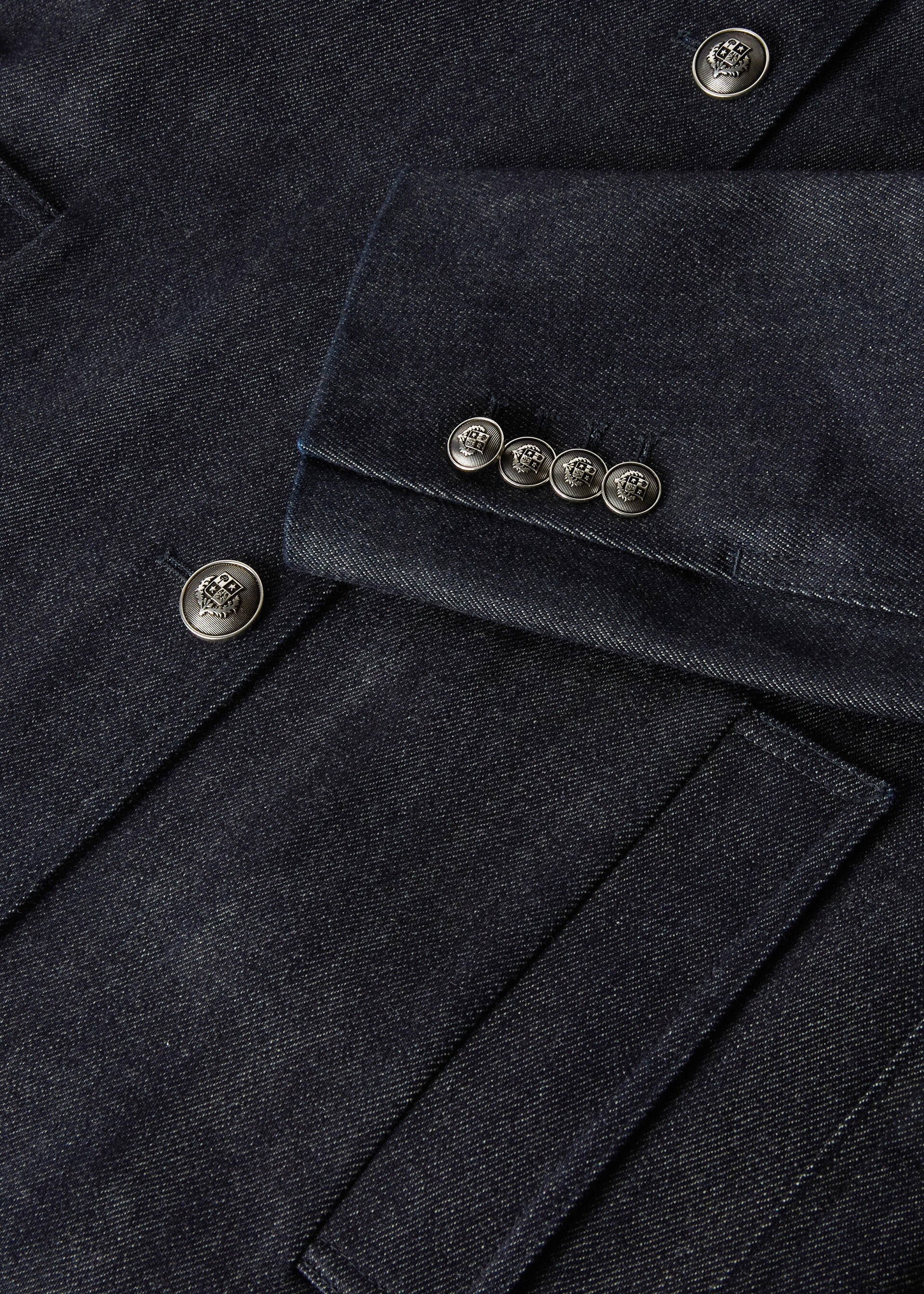 Loro Piana - Giacca Ania Denim Blue Cashmere Jacket