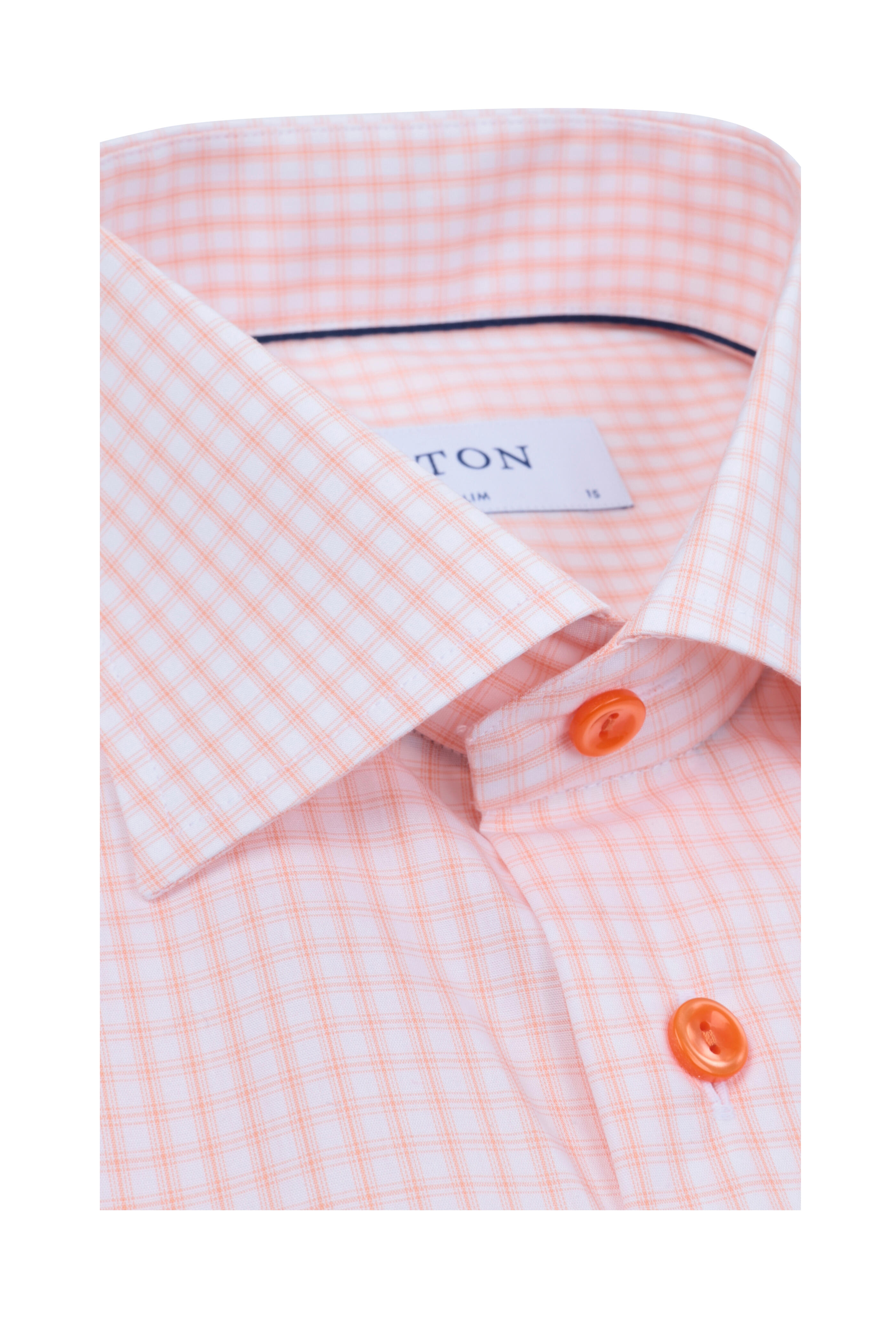 slim fit dress slacks Mens Pastel Orange Dress Shirt main image 1