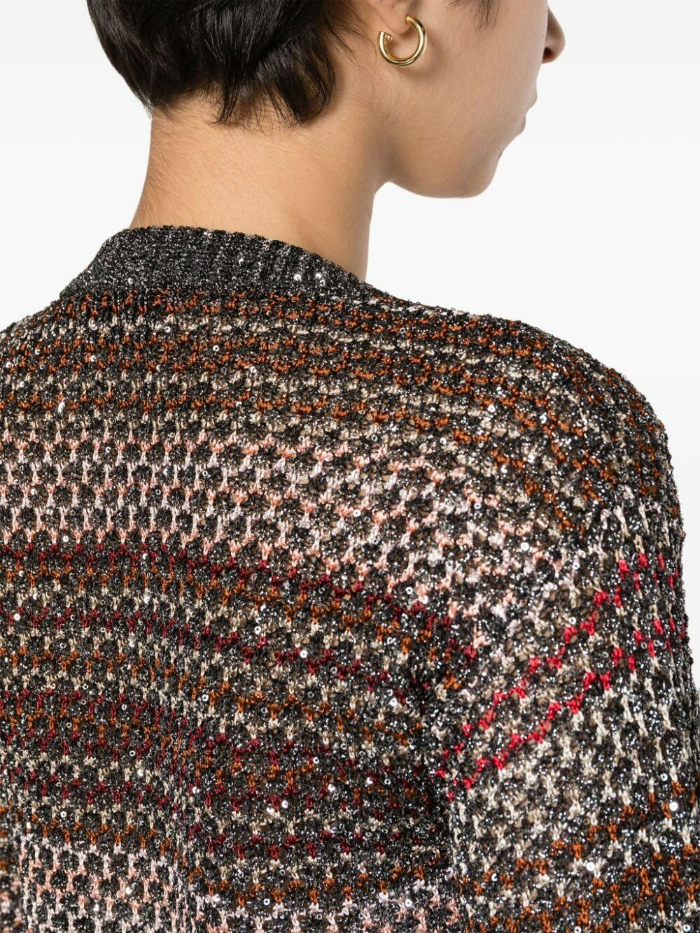 MISSONI ハイネックセーター マルチカラー MISSONI Metallic crochet-knit turtleneck sweater | NET-A-PORTER