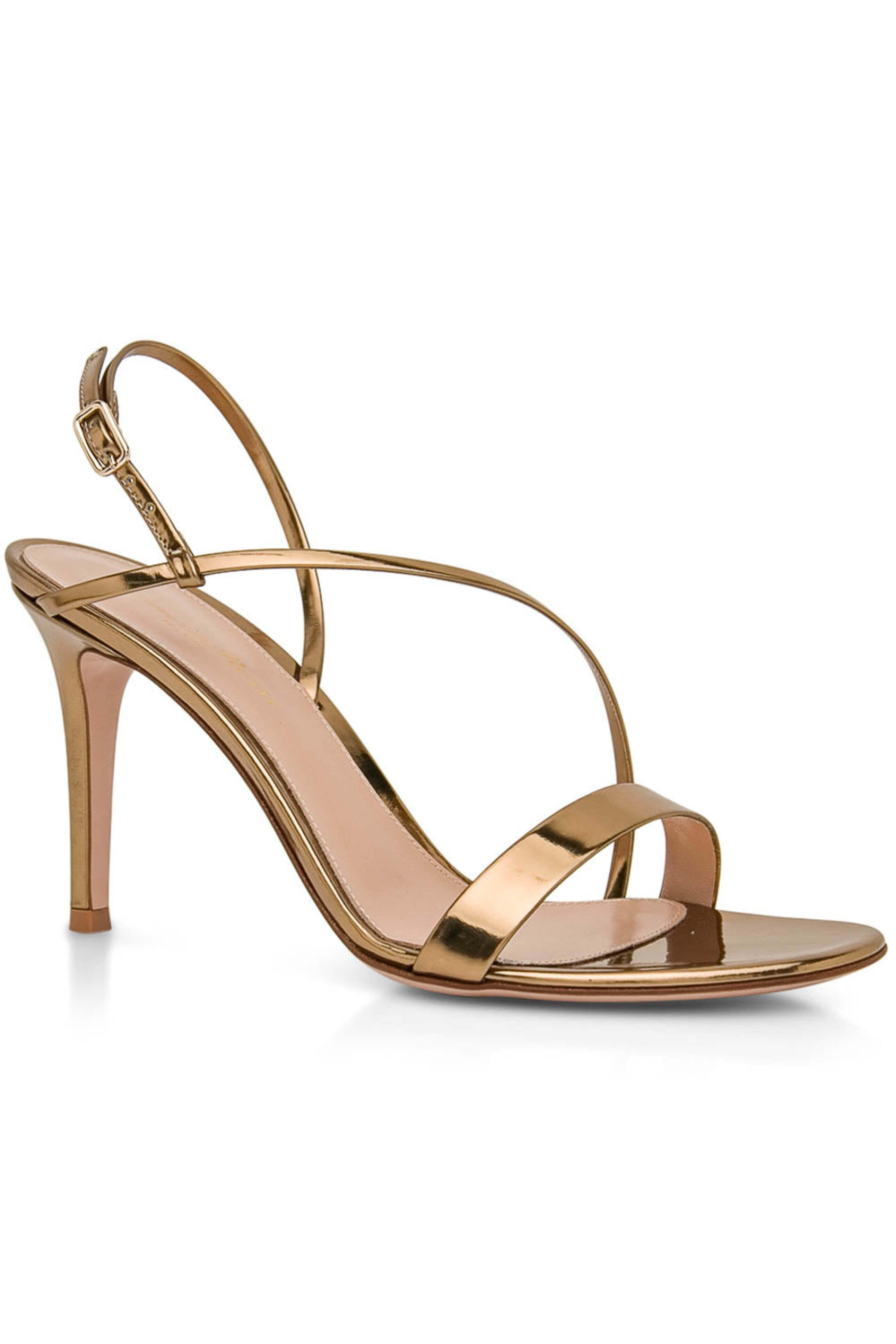 Gianvito Rossi - Manhattan Sandal in Mekong Gold