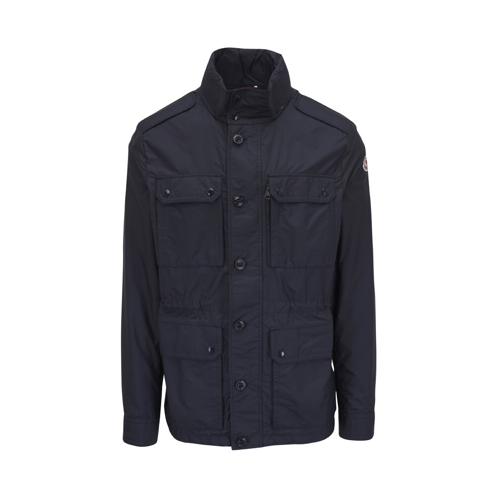 モンクレール CHEVALIR Black Chevrerie Hooded Short Down Jacket - Short Down
