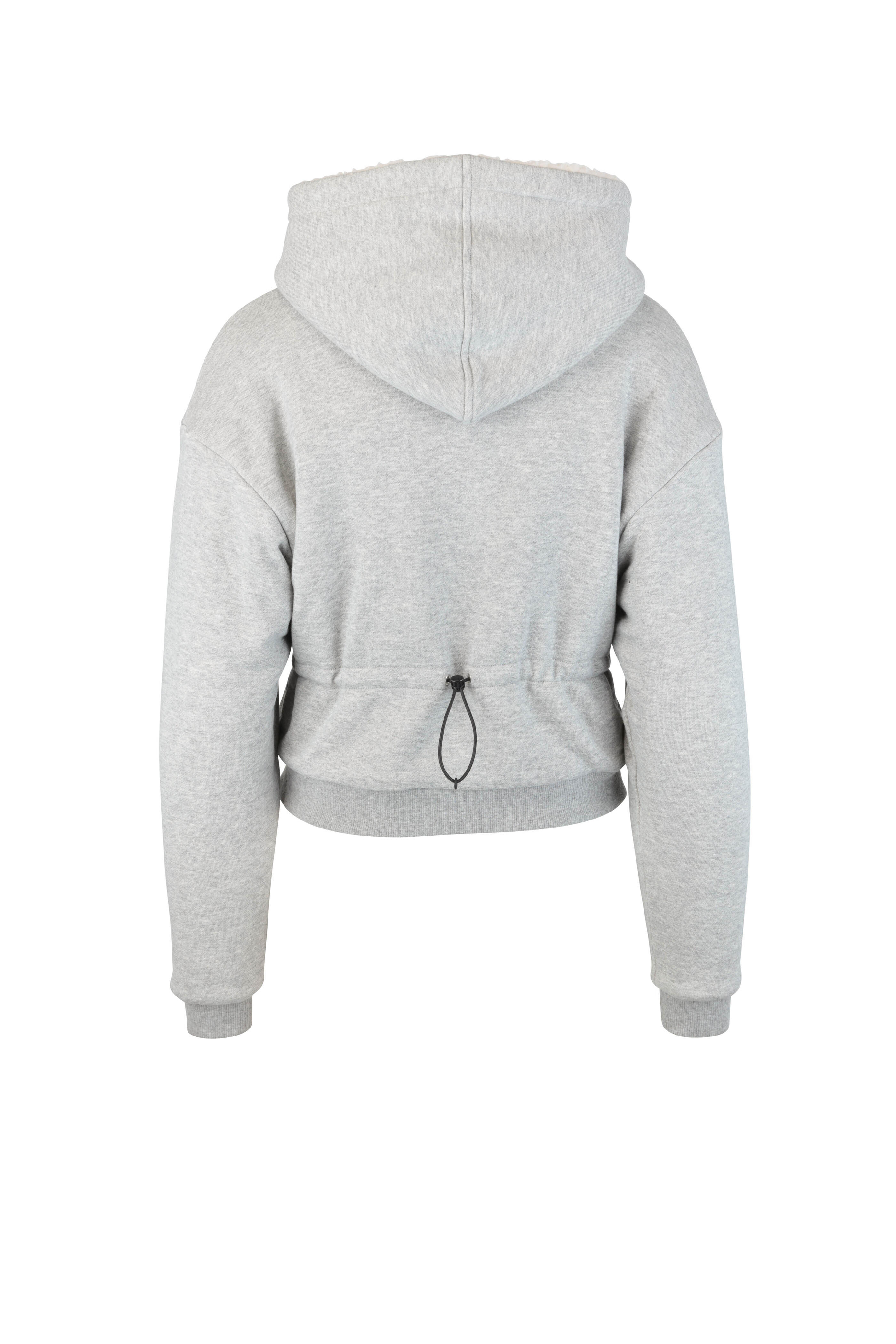 John Elliott - Gray Reversible Fleece Zip Hoodie