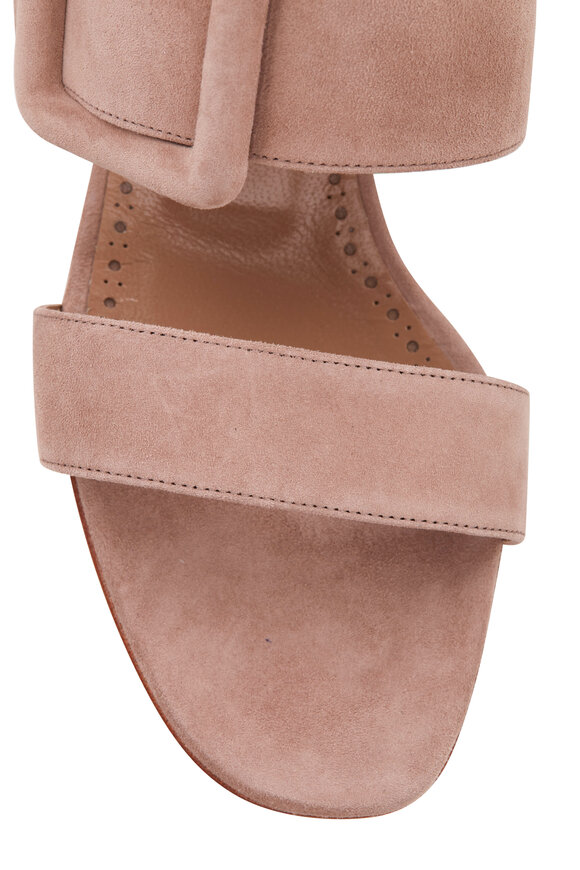 Manolo Blahnik - Titubanew Suede Mule, 50mm