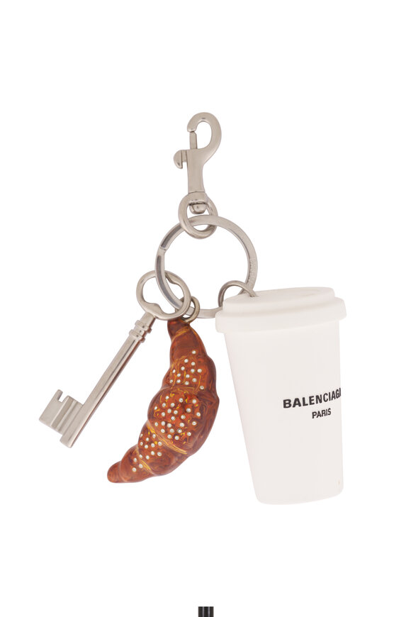 Balenciaga Croissant & Coffee Cup Key Chain - view 1