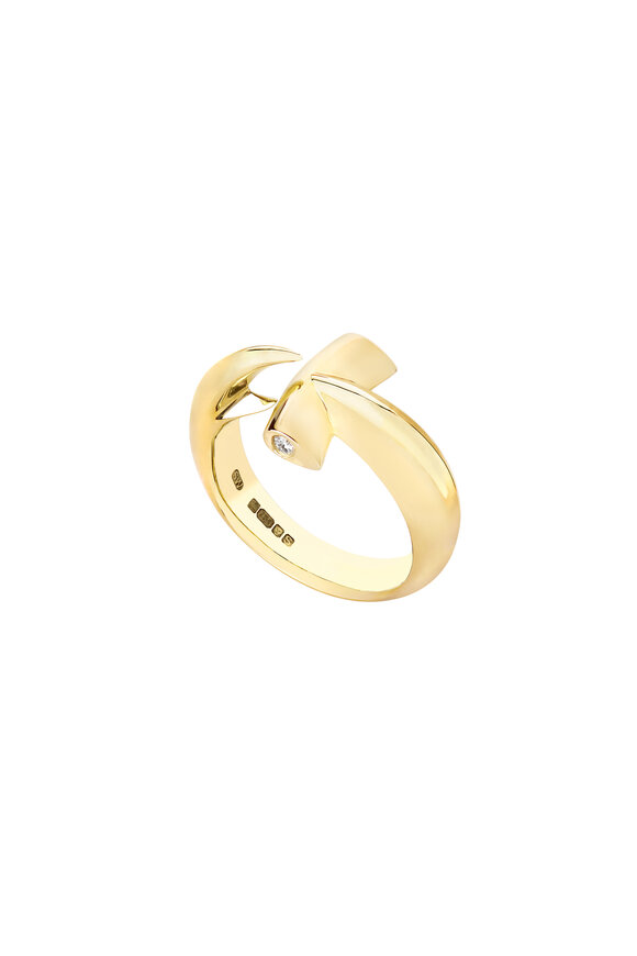 Stephen Webster - 18K Yellow Gold Jewels Verne Hammerhead Ring