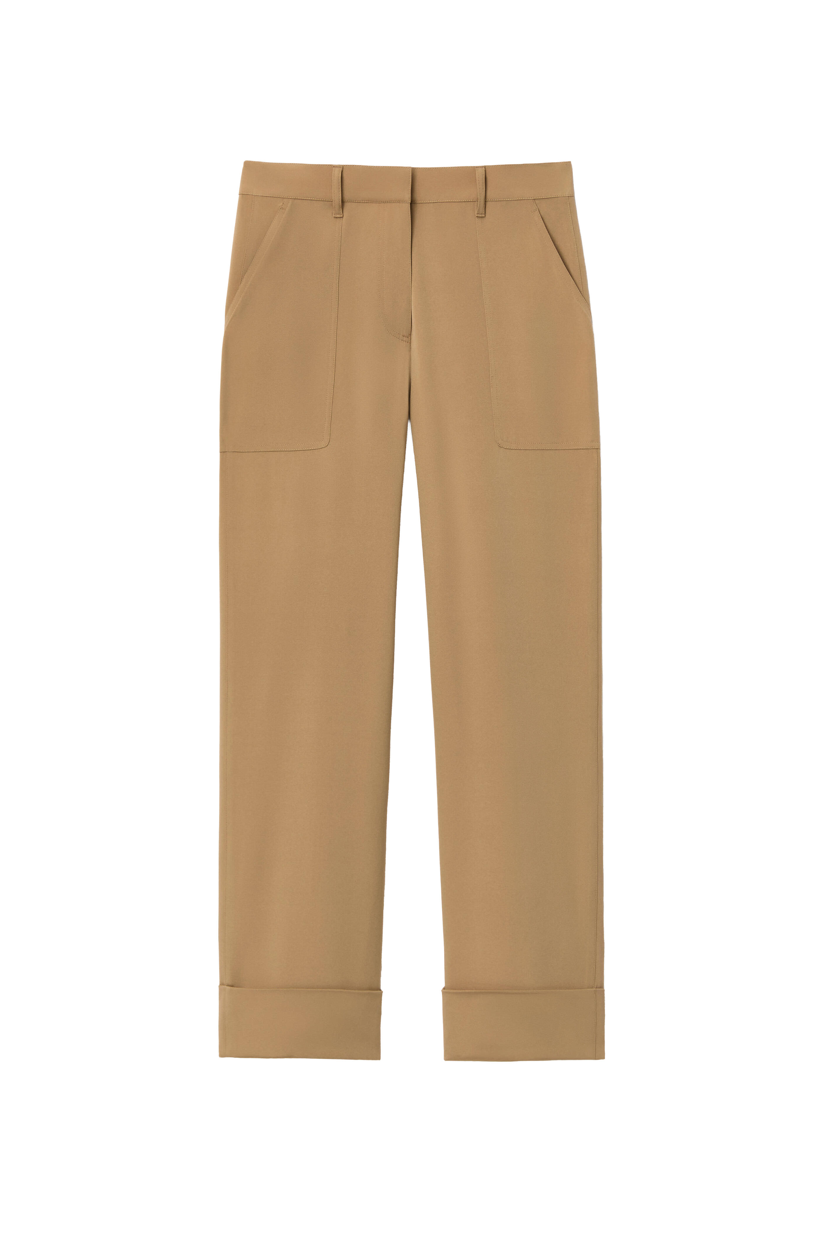 Lafayette 148 New York - Georgette Cadet Khaki Organic Silk Stretch Pant - view 1
