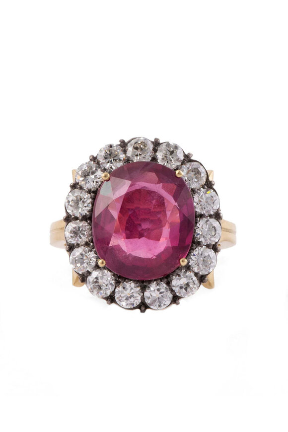 Sylva & Cie Ruby and Diamond Ring - view 1