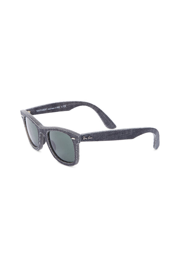 Ray Ban - RB 2140 Original Wayfarer Black Denim Sunglasses