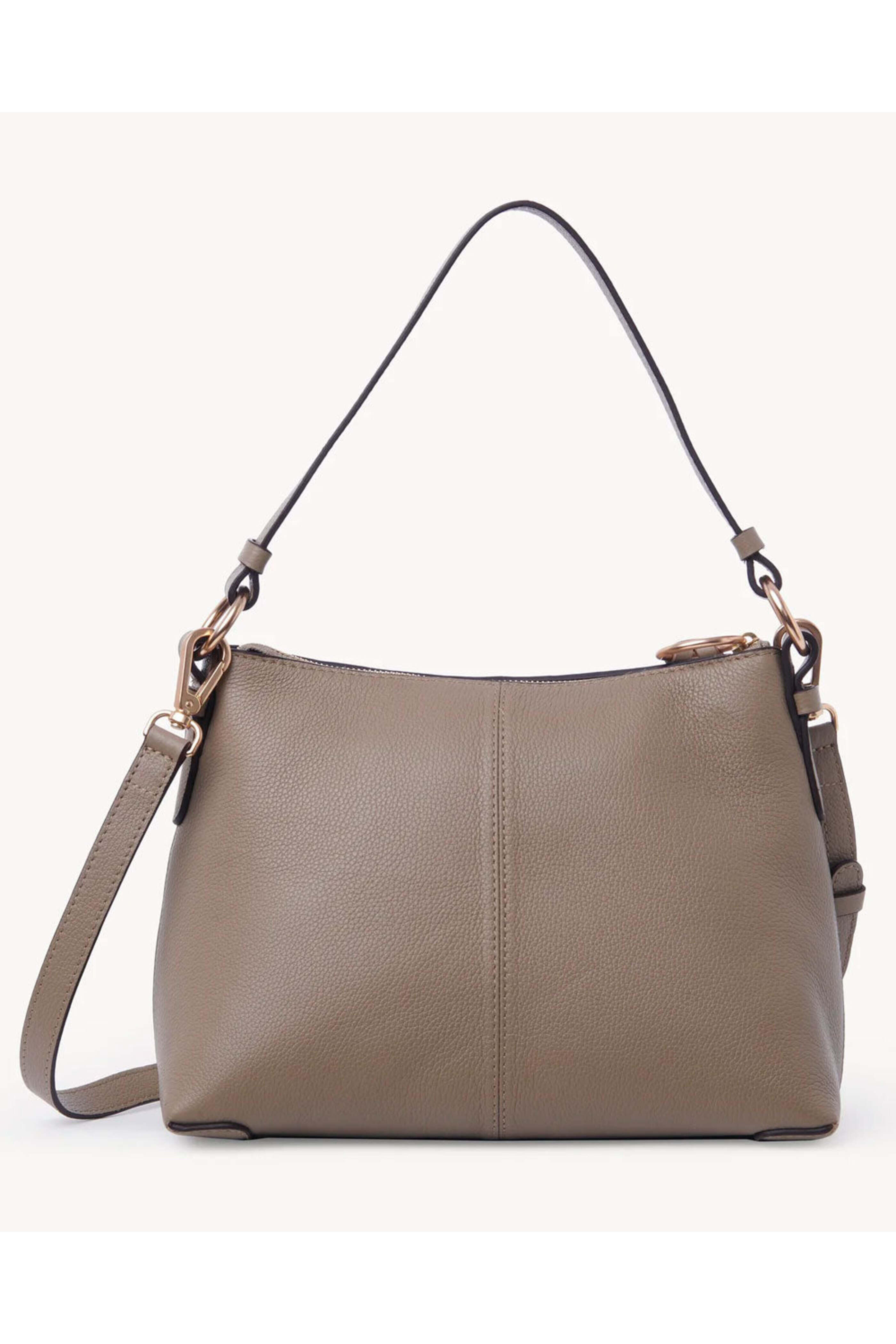 See by Chloé - Joan Leather Shoulder Bag in Motty Grey