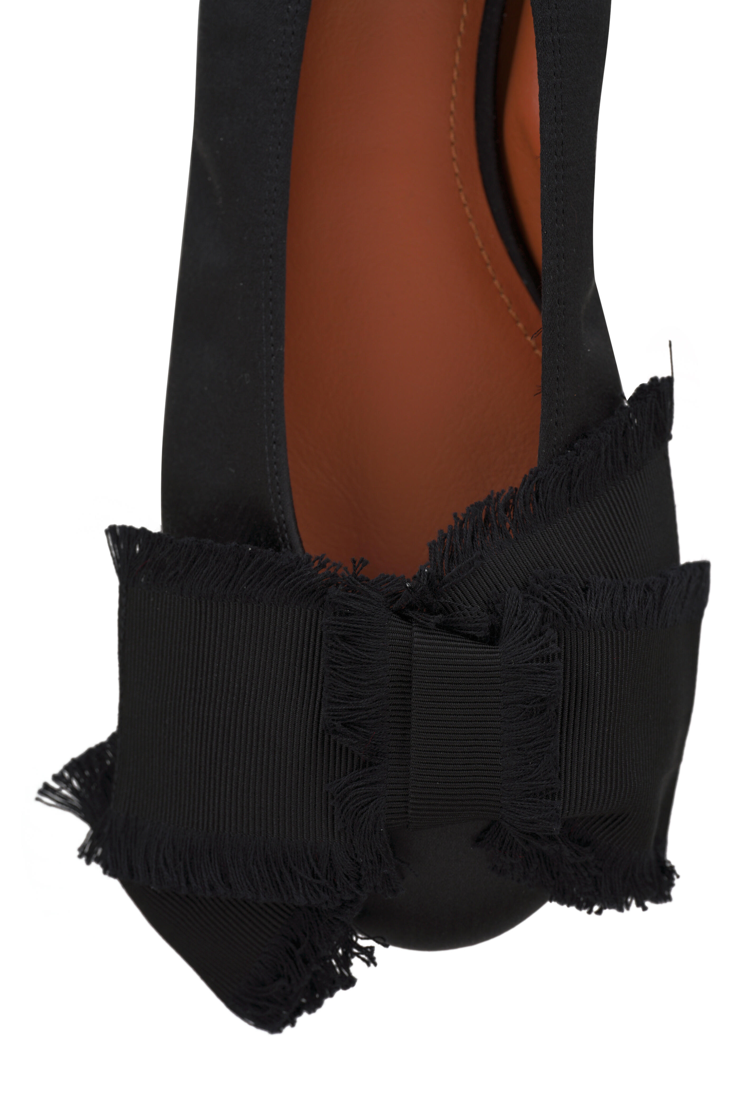 バレエシューズ LANVIN BOW BALLERINAS Ballerina Flat With A Satin Bow | Lanvin