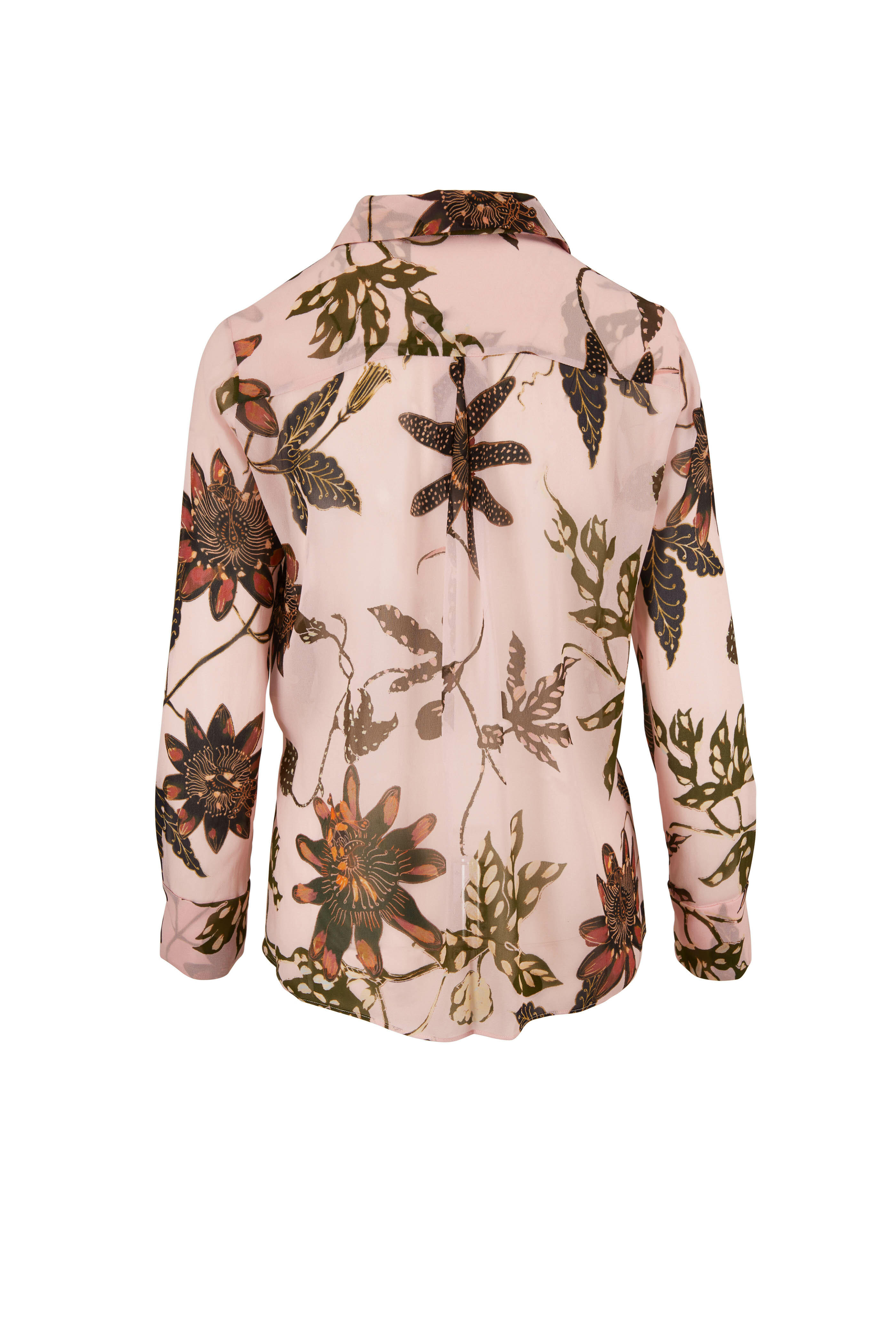Dorothee Schumacher - Floral Transparencies Blush Pink Blouse