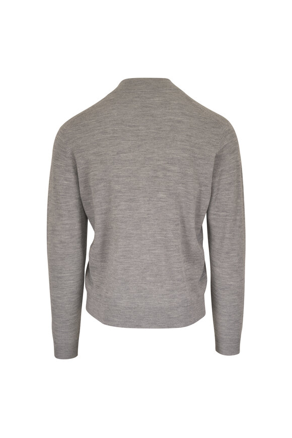 Peter Millar Crown Crafted Gray Full Zip Sweater - view 2