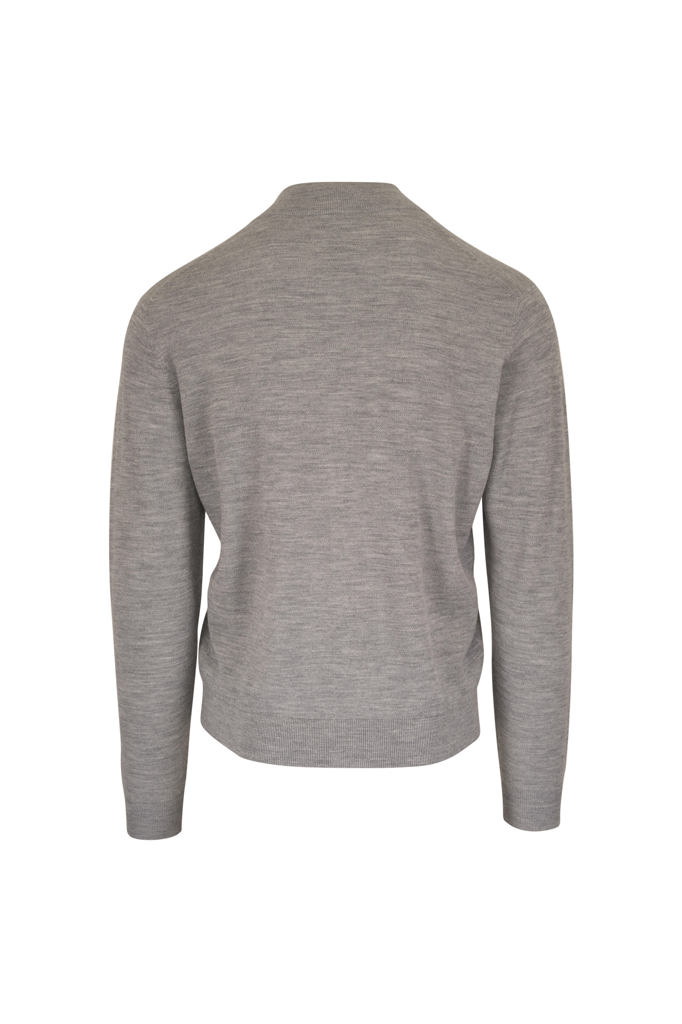 Peter Millar - Crown Crafted Gray Full Zip Sweater - view 2