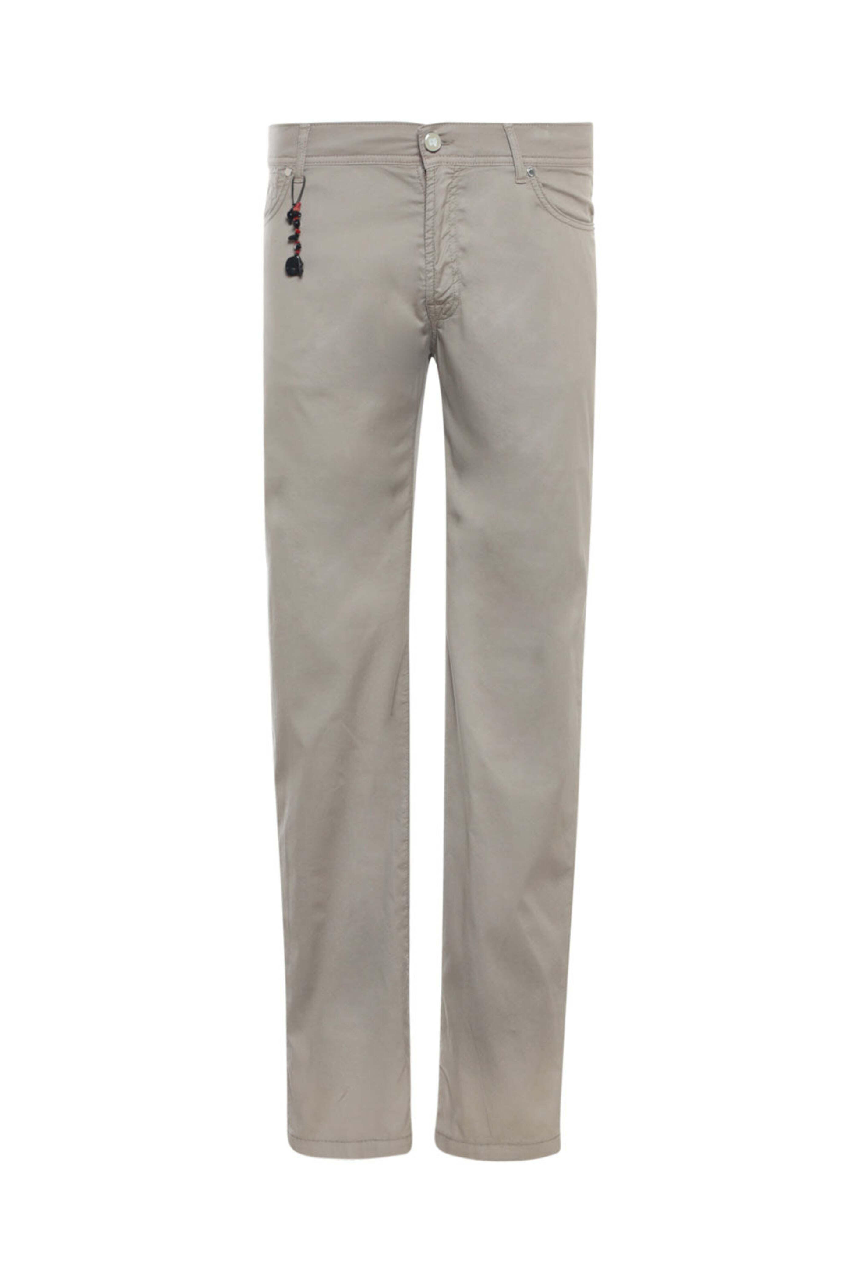Marco Pescarolo - Khaki Cotton Blend Lightweight Stretch Chino Pant