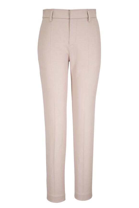 Brunello Cucinelli Beige Cotton Twill Slim Pant - view 1