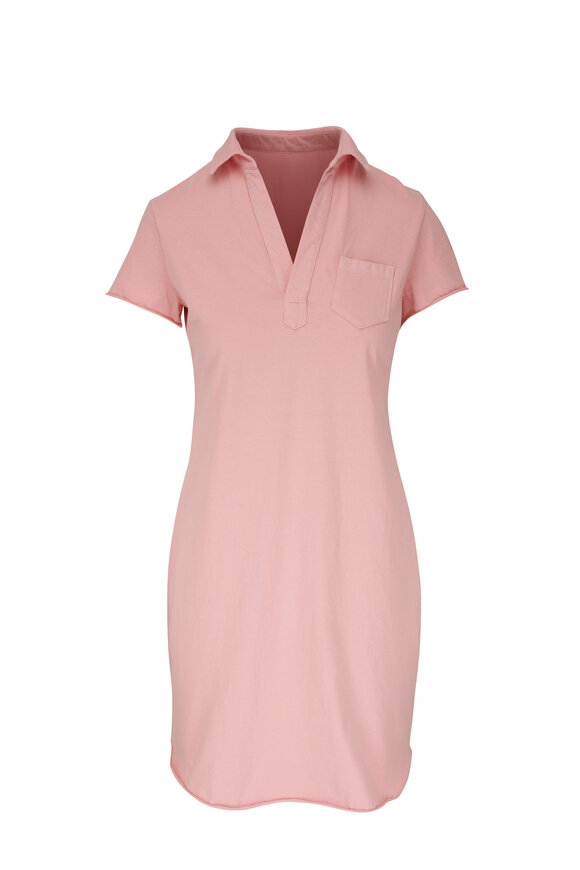 Frank & Eileen - Lauren Coral Cotton Polo Mini Dress 